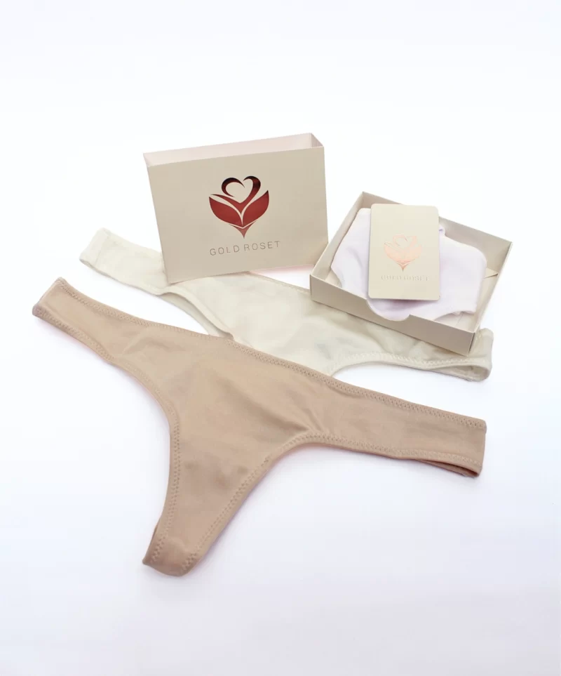 3-Pack Panty Anastasia Blanco/Marfil/Nude